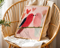 Lovebirds Art Print - Romantic Bird Couple Wall Art